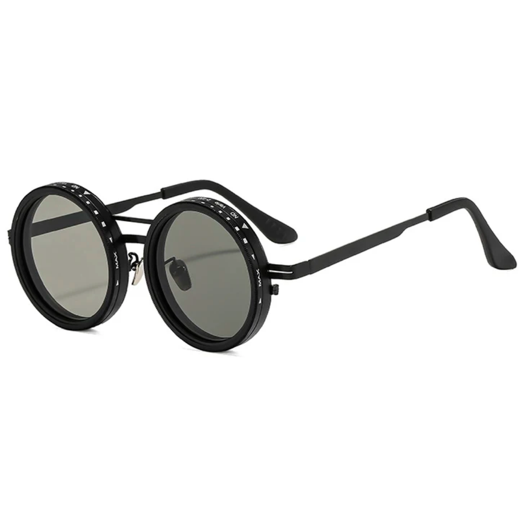 نظارة شمسية😎 ذات 9 مستويات من حجب الضوء💯 قابلة للتعديل يدويا، مناسبة في جميع المناسبات و في جميع اوقات اليوم👌.